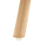 Scaun de bar EVANS, alb / fag