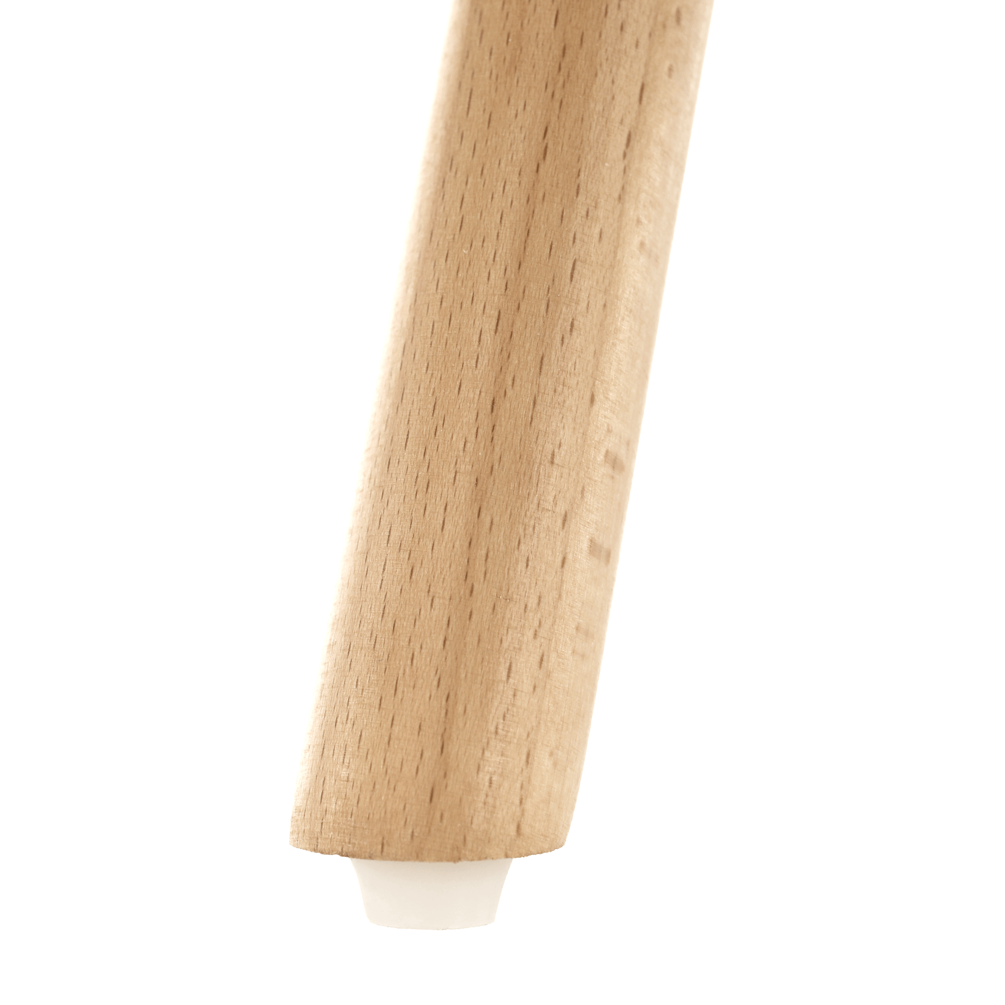 Scaun de bar EVANS, alb / fag
