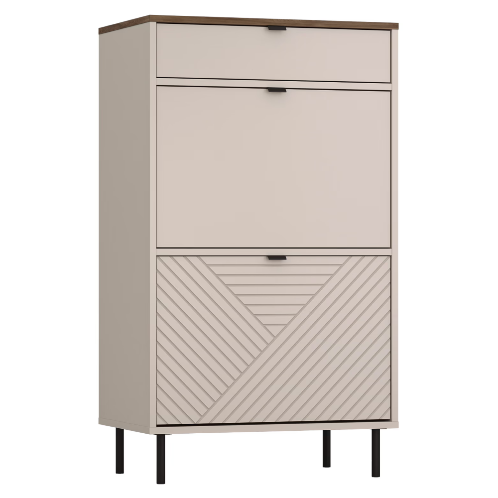 Comoda EYCO 2D1S, casmir/stejar castello
