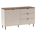 Comoda EYCO 1D3S, casmir/stejar castello