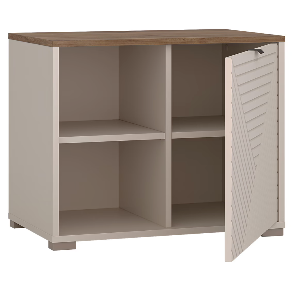Vitrina EYCO 1D, casmir/stejar castello
