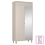 Dulap EYCO 2D/40, casmir/stejar castello