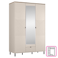Comoda EYCO 3D1S, casmir/stejar castello