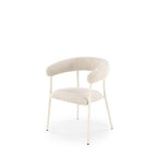 Scaun K557, bej deschis/alb
