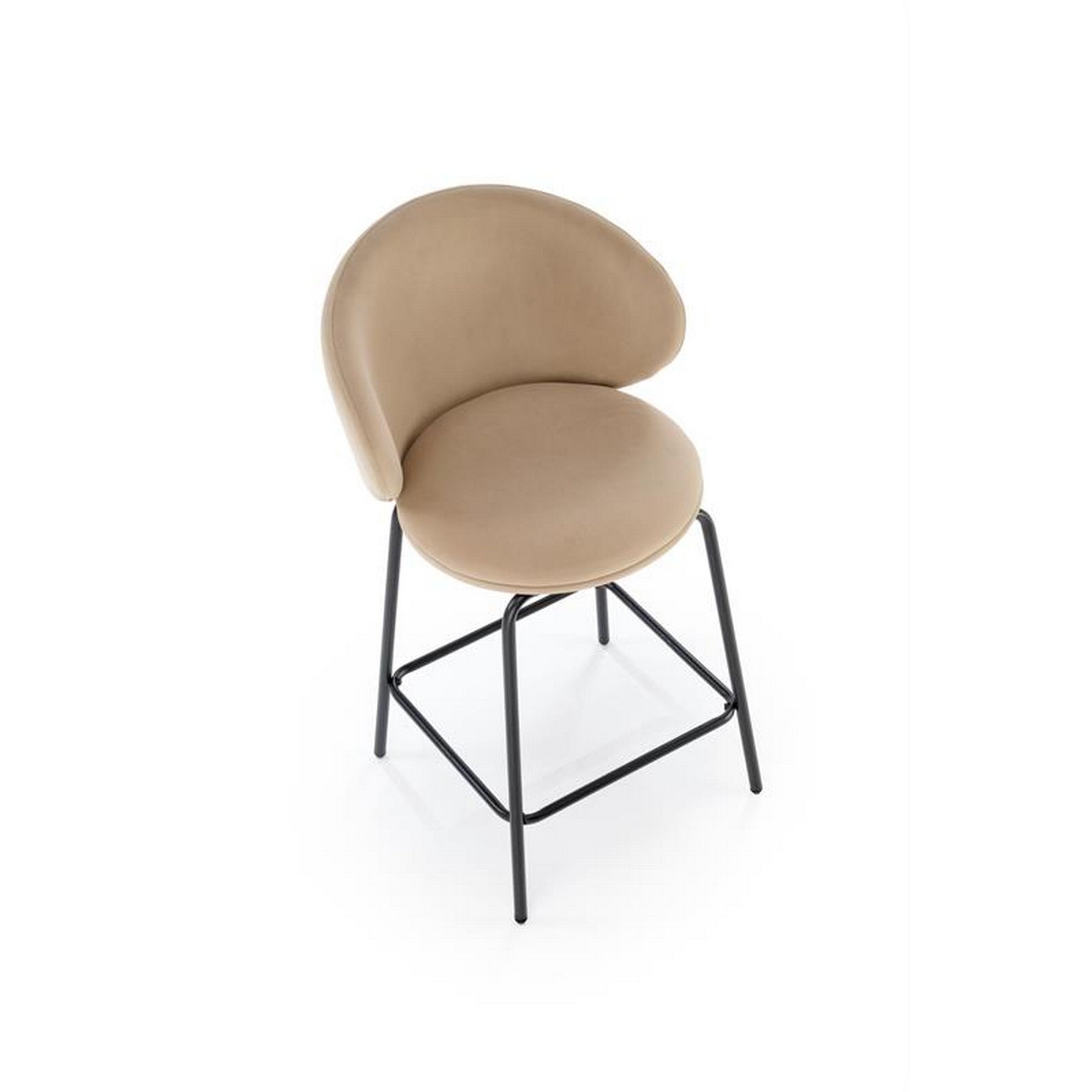 Scaun de bar H121, bej / negru