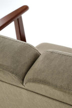 Canapea MILANO, verde olive / nuc inchis