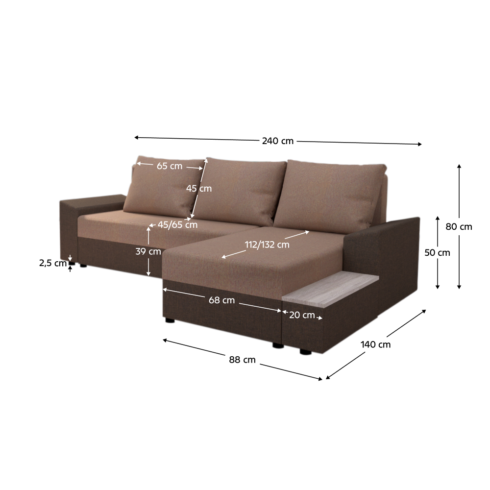 Set canapea universala, FERGUS ROH