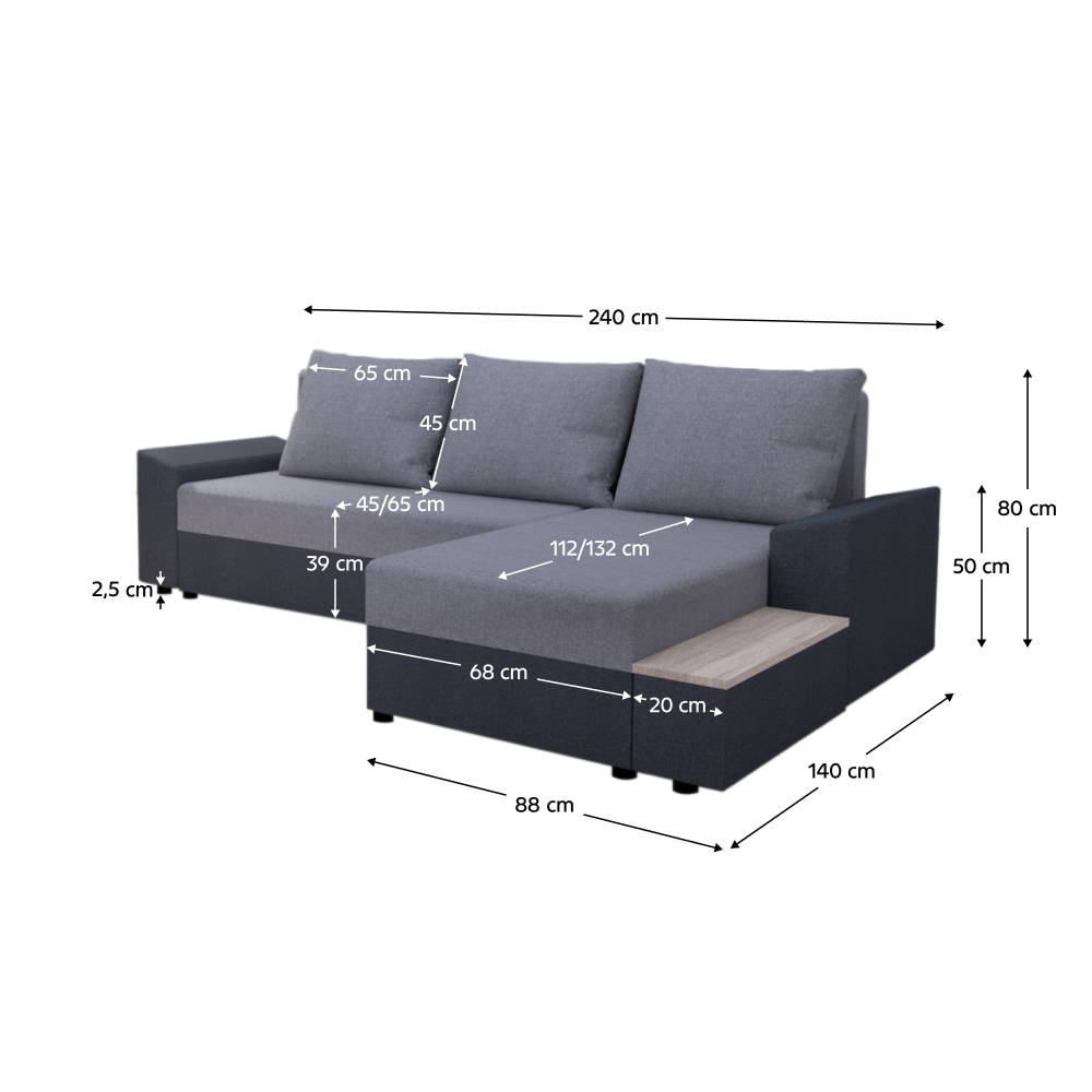Set canapea universala, FERGUS ROH