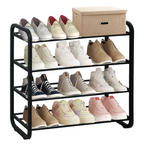 Pantofar FERRUM, 4 rafturi, negru