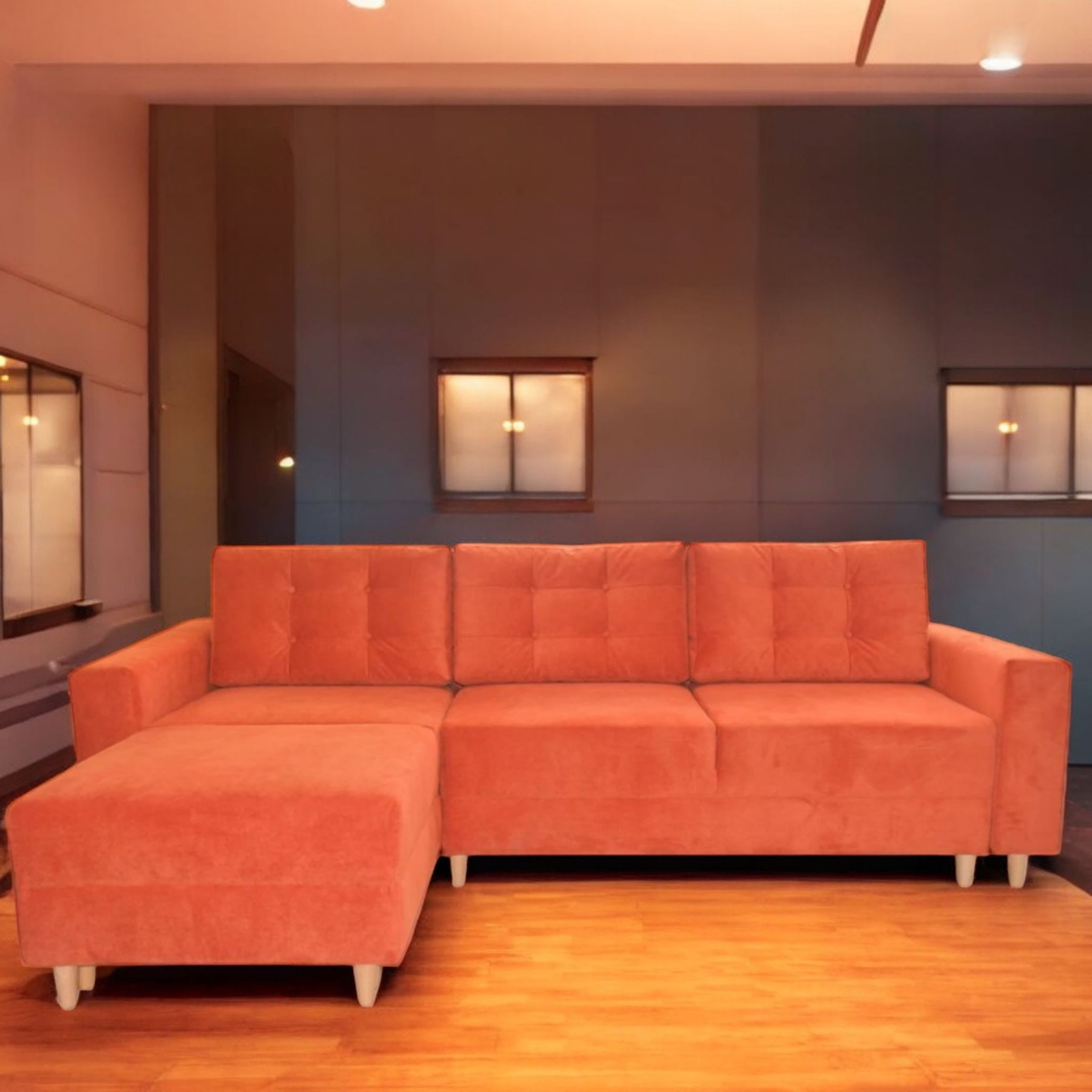 Coltar Aris, extensibil, cu lada de depozitare – Sofas Collection (imaginea 2)