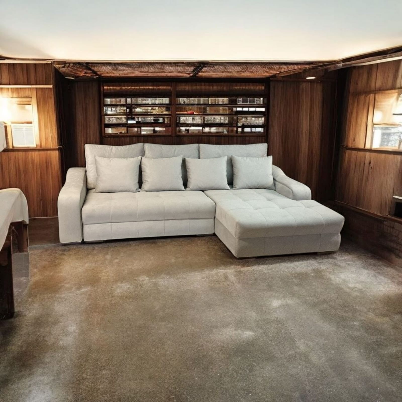 Coltar Atena, extensibil, cu lada de depozitare – Sofas Collection (imaginea 4)