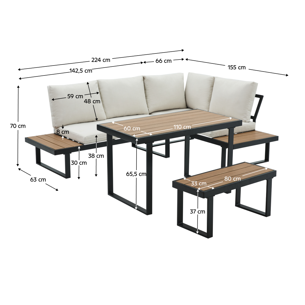 Set de gradina FLOJD, vedere 3