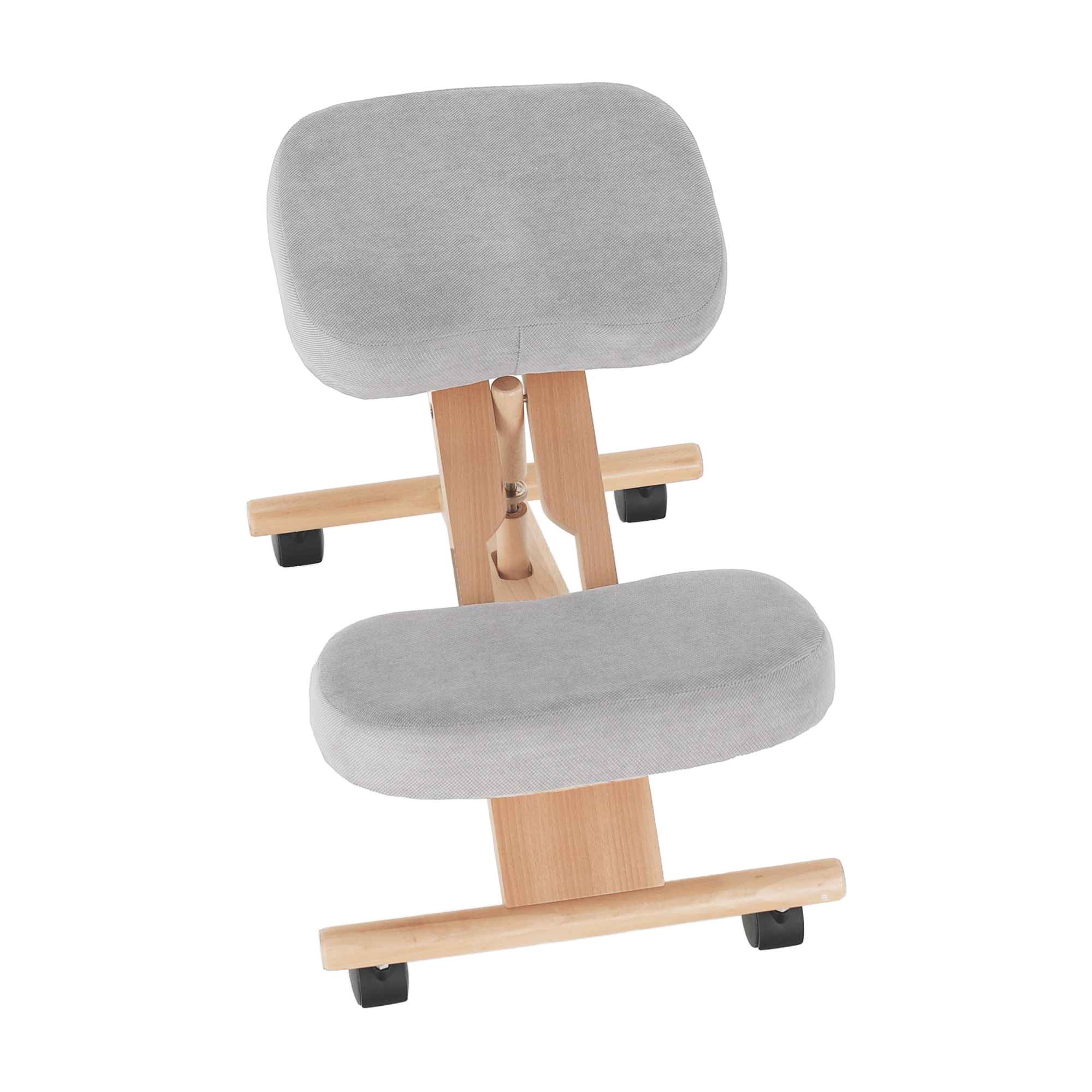 Scaun genunchi ergonomic, gri-maro Taupe / fag, FLONET
