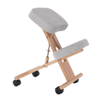 Scaun genunchi ergonomic, gri-maro Taupe / fag, FLONET