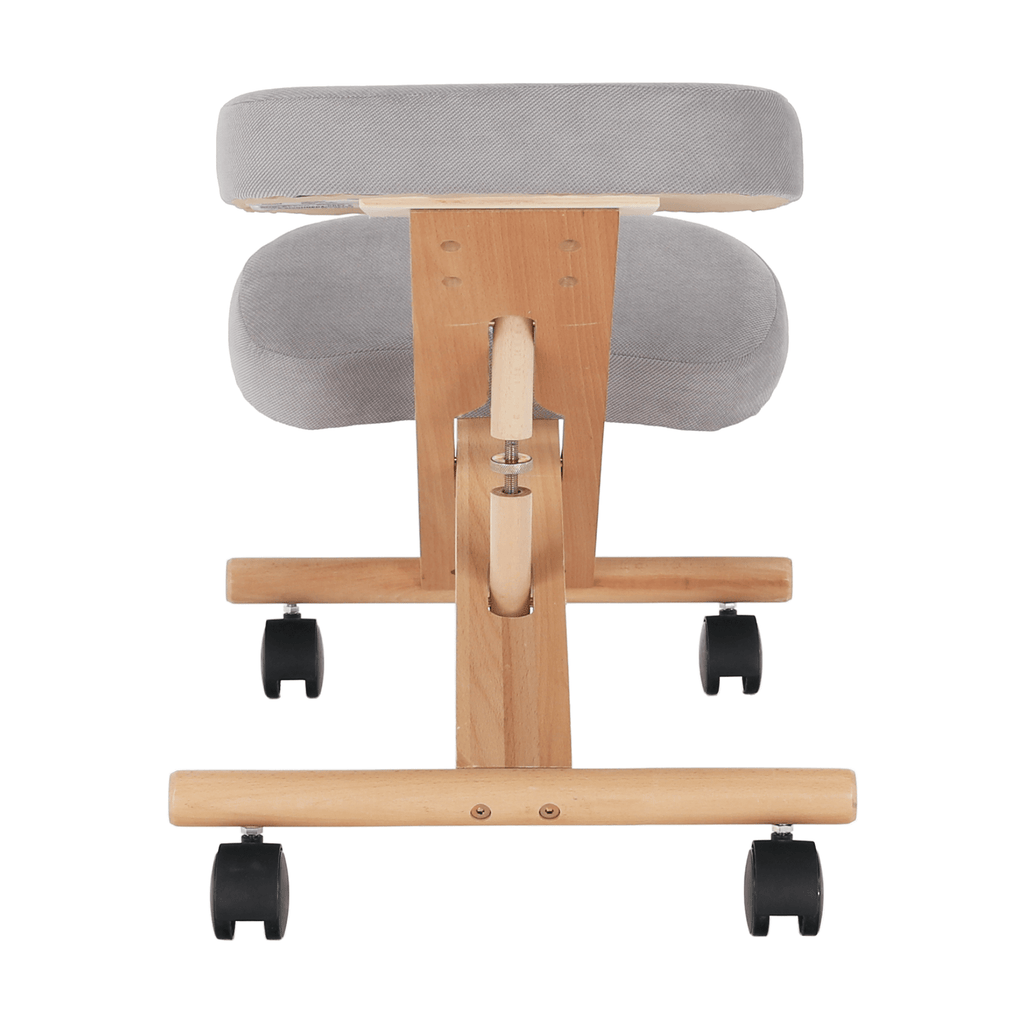 Scaun genunchi ergonomic, gri-maro Taupe / fag, FLONET