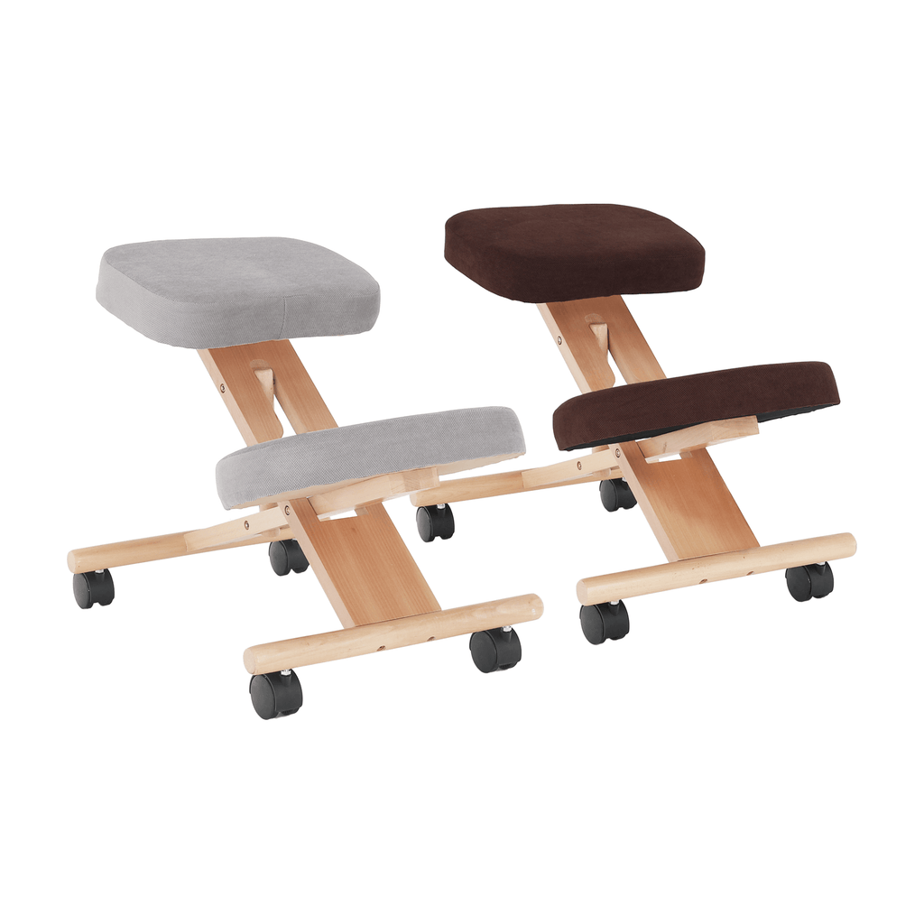 Scaun kneeling FLONET, gri maro / fag