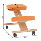 Scaun ergonomic tapitat FLONET, vedere 5