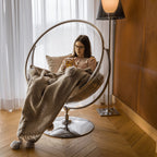 Fotoliu balansoar Bubble în living, imaginea 18