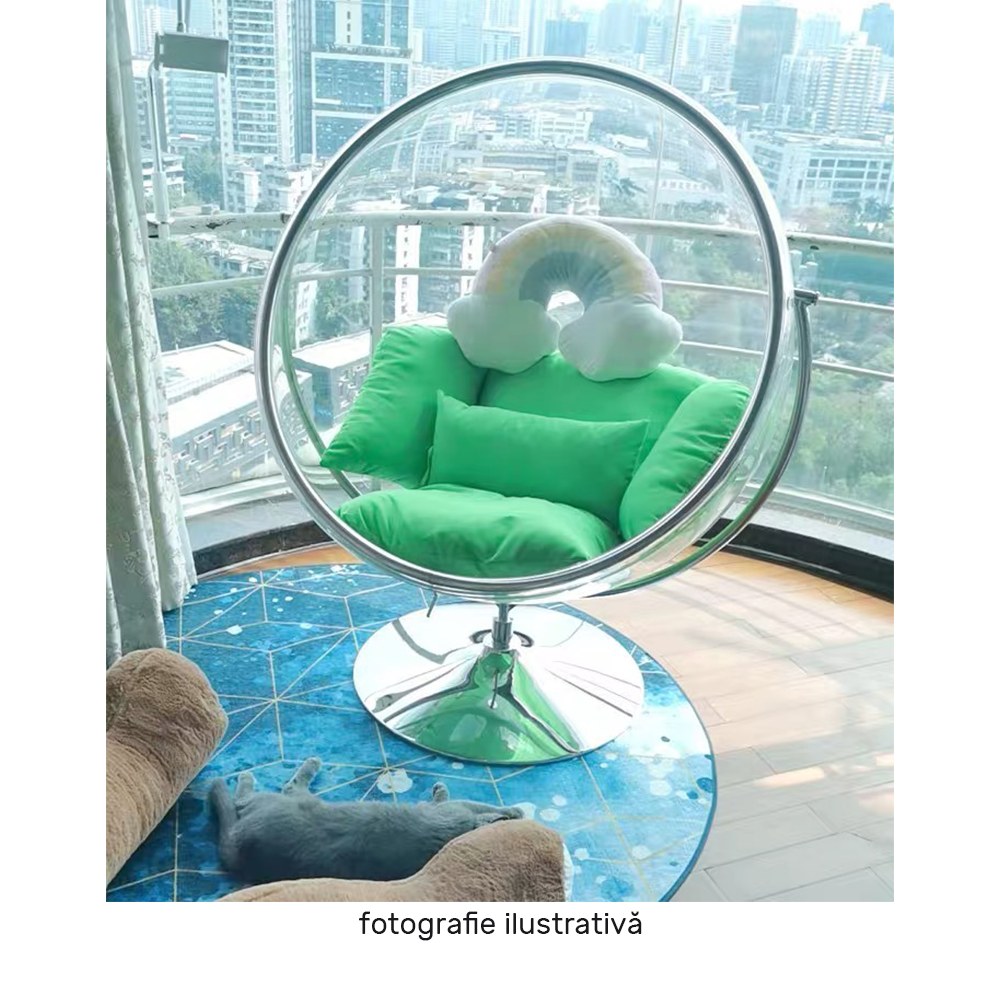 Fotoliu balansoar Bubble în living