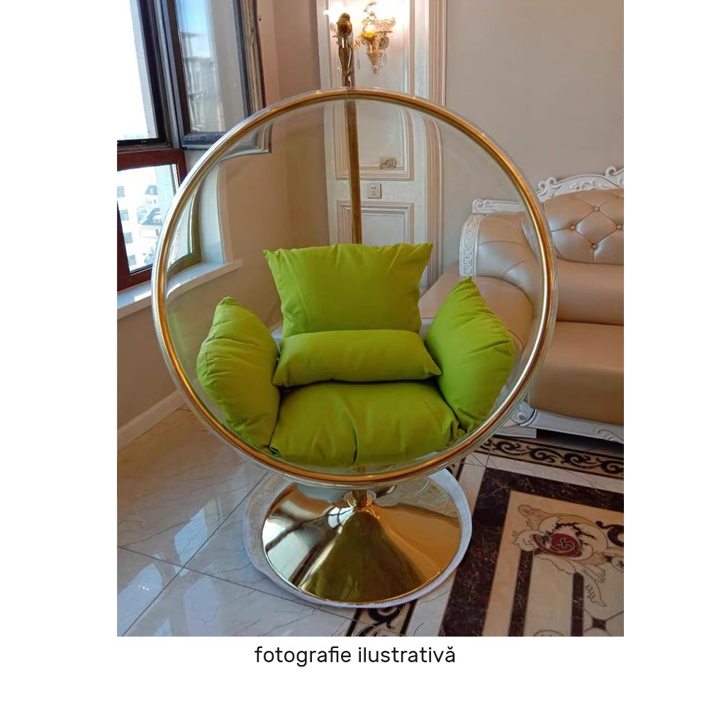 Fotoliu balansoar Bubble în living, imaginea 10