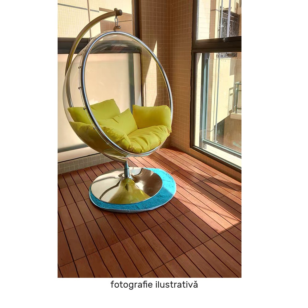 Fotoliu balansoar Bubble în living, imaginea 12