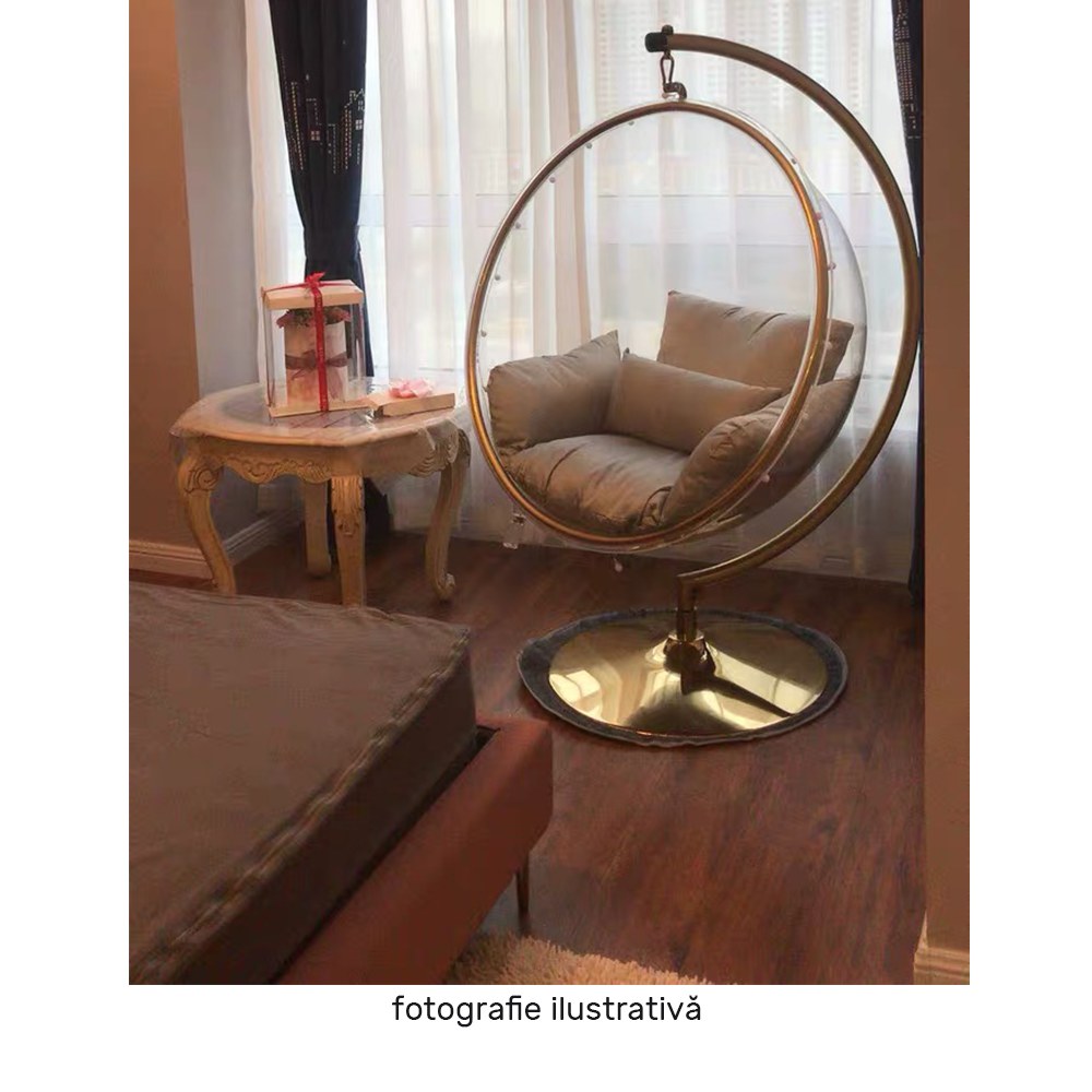 Fotoliu balansoar Bubble în living, imaginea 9
