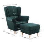 Fotoliu de relaxare Astrid – schiță cu dimensiuni