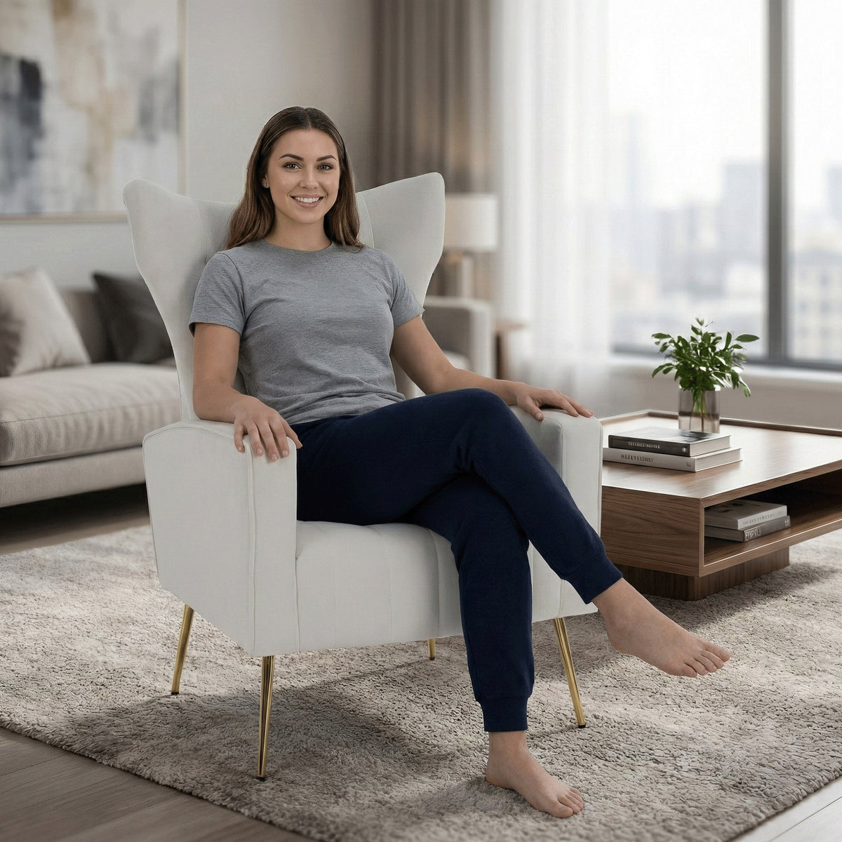 Fotoliu de relaxare Baret în living, imaginea 3
