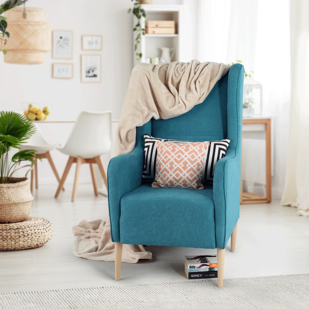 Fotoliu de relaxare Bredly în living