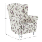 Fotoliu de relaxare Charlot – schiță cu dimensiuni