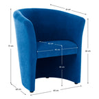 Fotoliu de relaxare Cuba – schiță cu dimensiuni