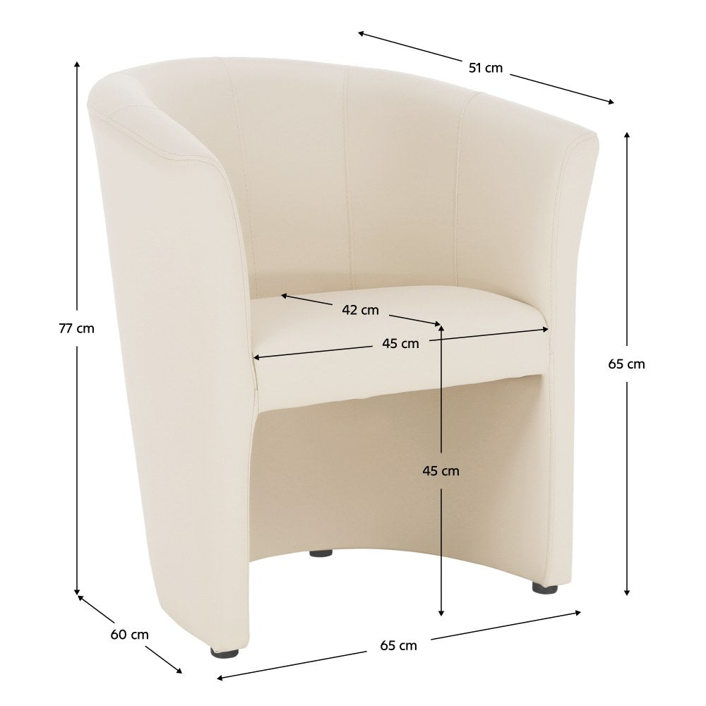Fotoliu de relaxare Cuba – schiță cu dimensiuni