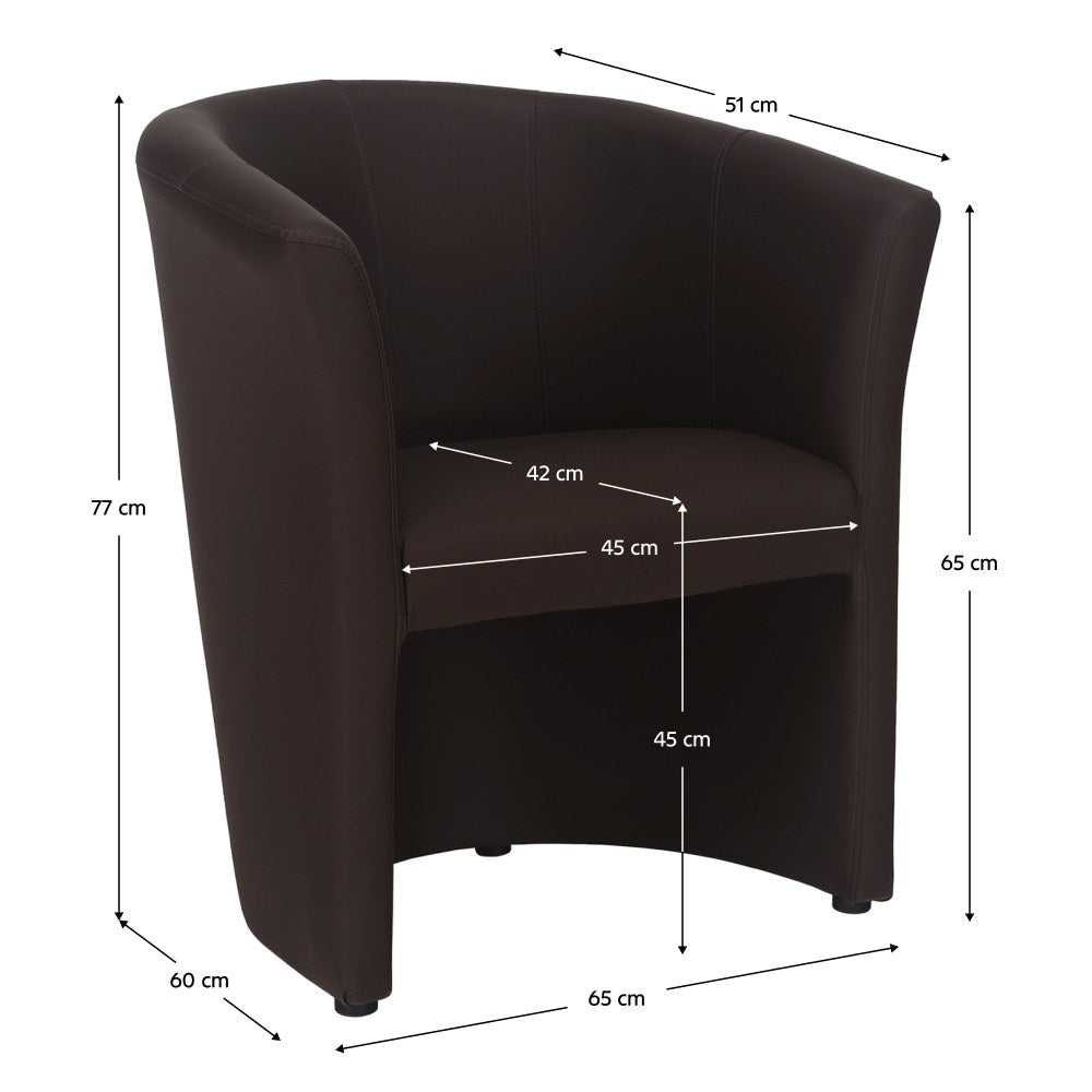Fotoliu de relaxare Cuba – schiță cu dimensiuni