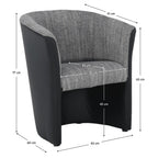 Fotoliu de relaxare Cuba – schiță cu dimensiuni