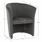 Fotoliu de relaxare Cuba – schiță cu dimensiuni