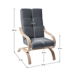 Fotoliu de relaxare Giny – schiță cu dimensiuni