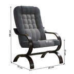 Fotoliu de relaxare Guru – schiță cu dimensiuni