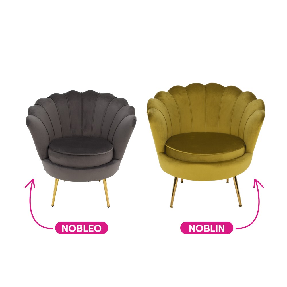 Fotoliu de relaxare Noblin, vedere din alt unghi