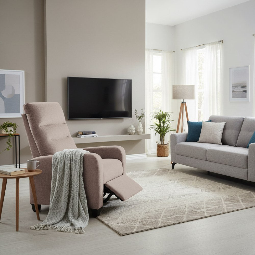 Fotoliu de relaxare Turner în living