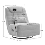 Fotoliu de relaxare Umbro – schiță cu dimensiuni
