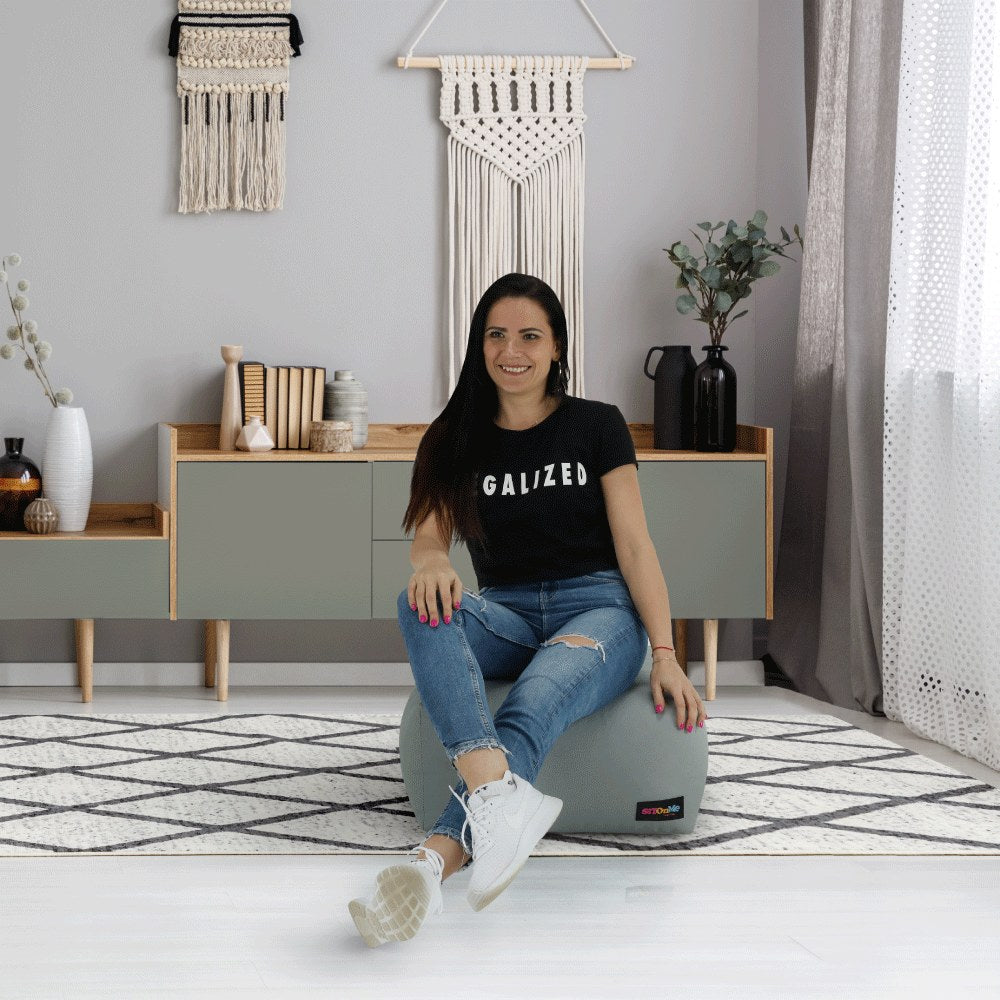 Fotoliu puf Alimor în living, imaginea 3