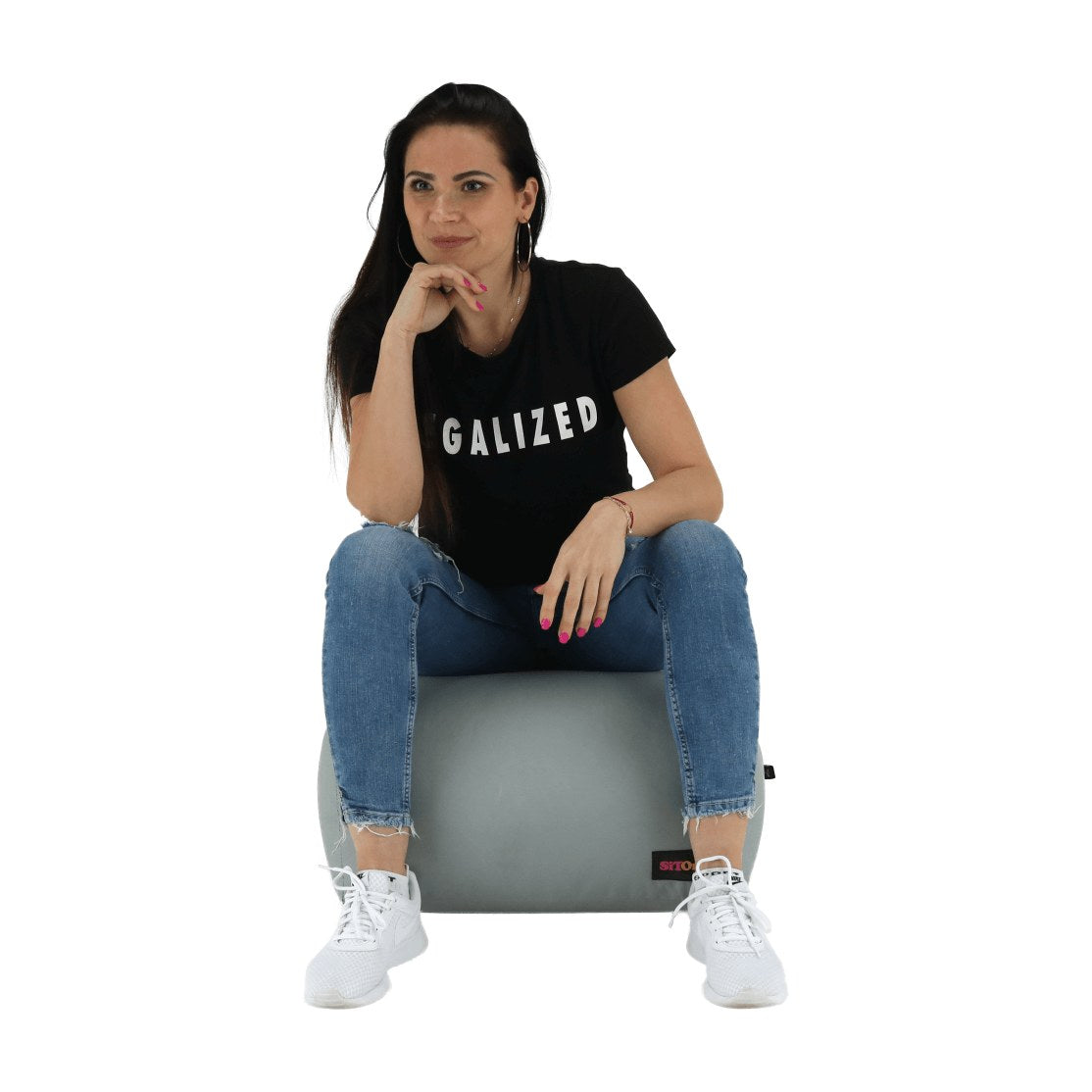 Fotoliu puf Alimor, vedere din alt unghi