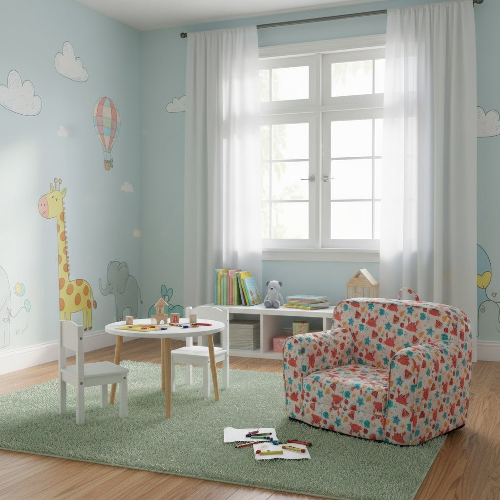 Fotoliu puf Kidy în living, imaginea 4