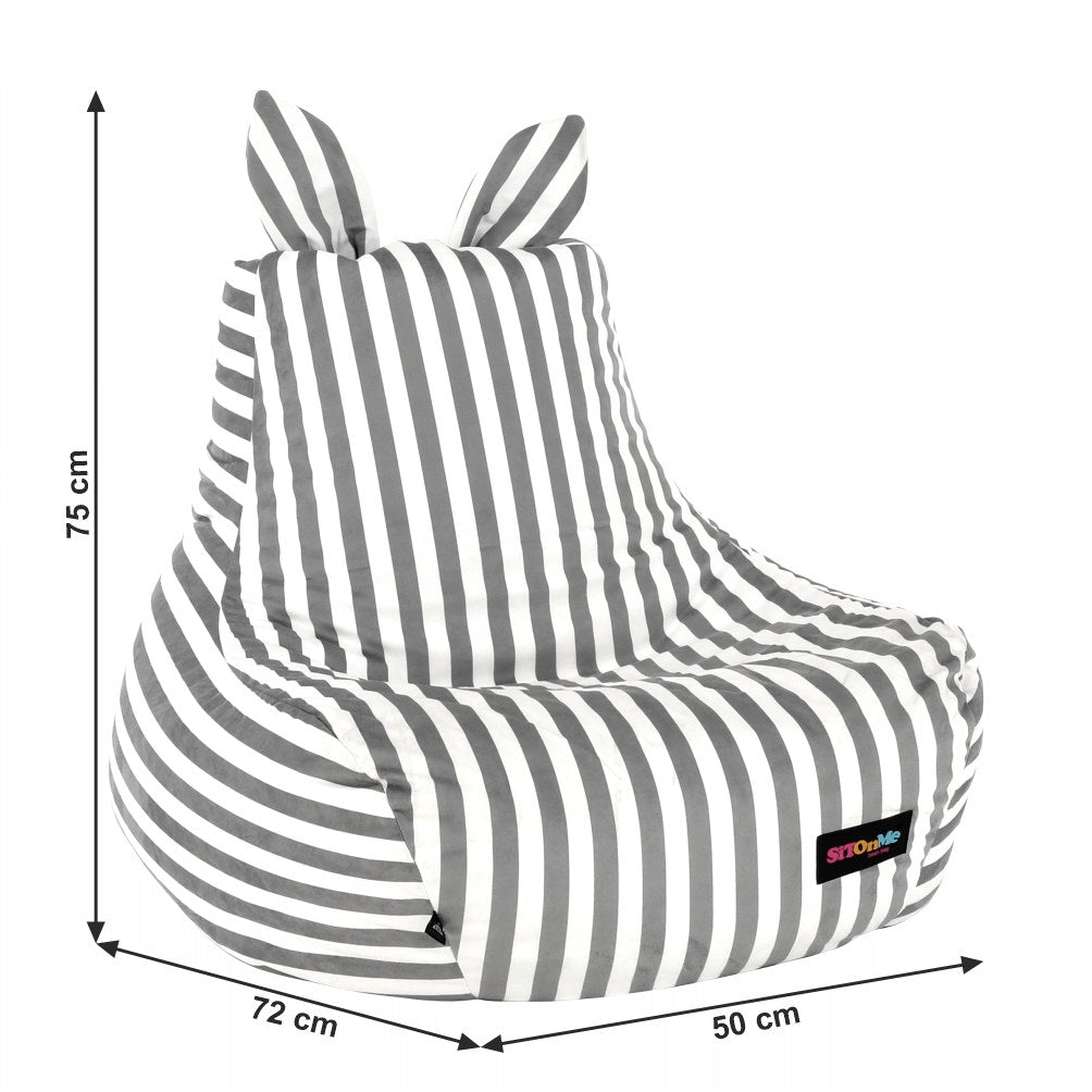 Fotoliu puf Lapin – schiță cu dimensiuni