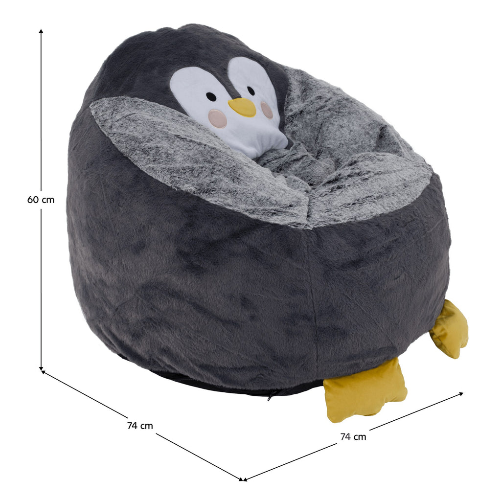 Fotoliu puf Pingo – schiță cu dimensiuni