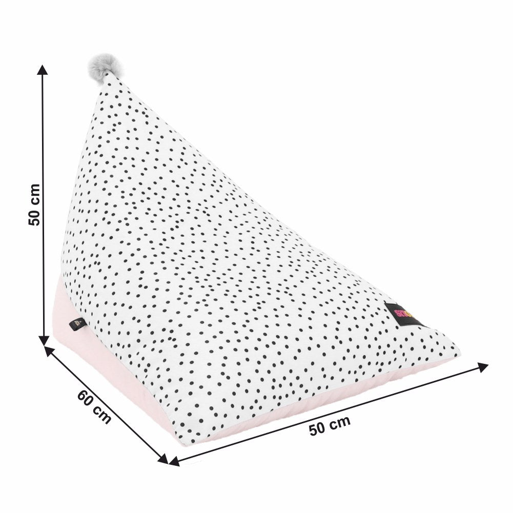 Fotoliu puf Pompom – schiță cu dimensiuni, imaginea 7