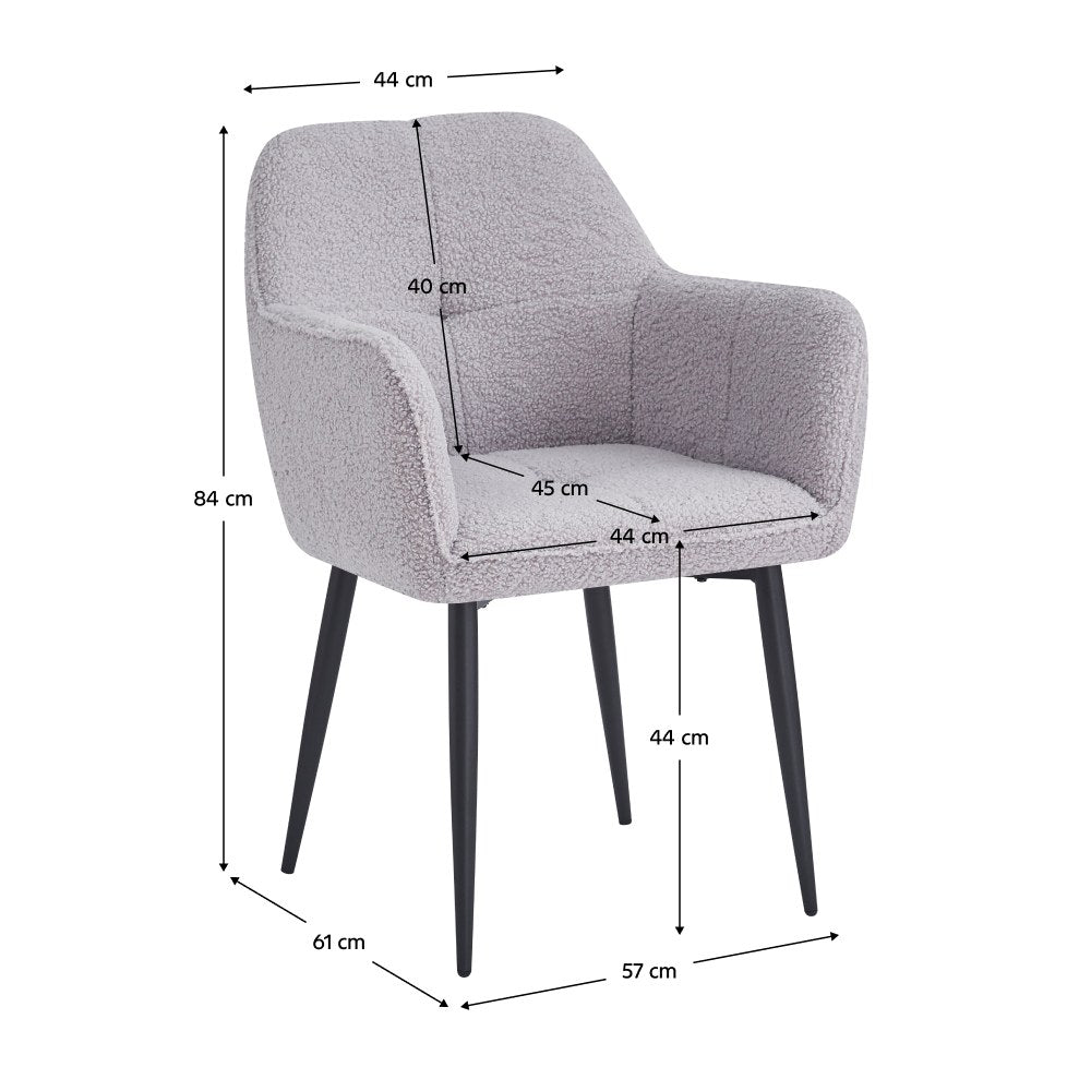 Fotoliu Sener – schiță cu dimensiuni