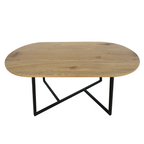 Masuta de cafea FREMONT, stejar / negru