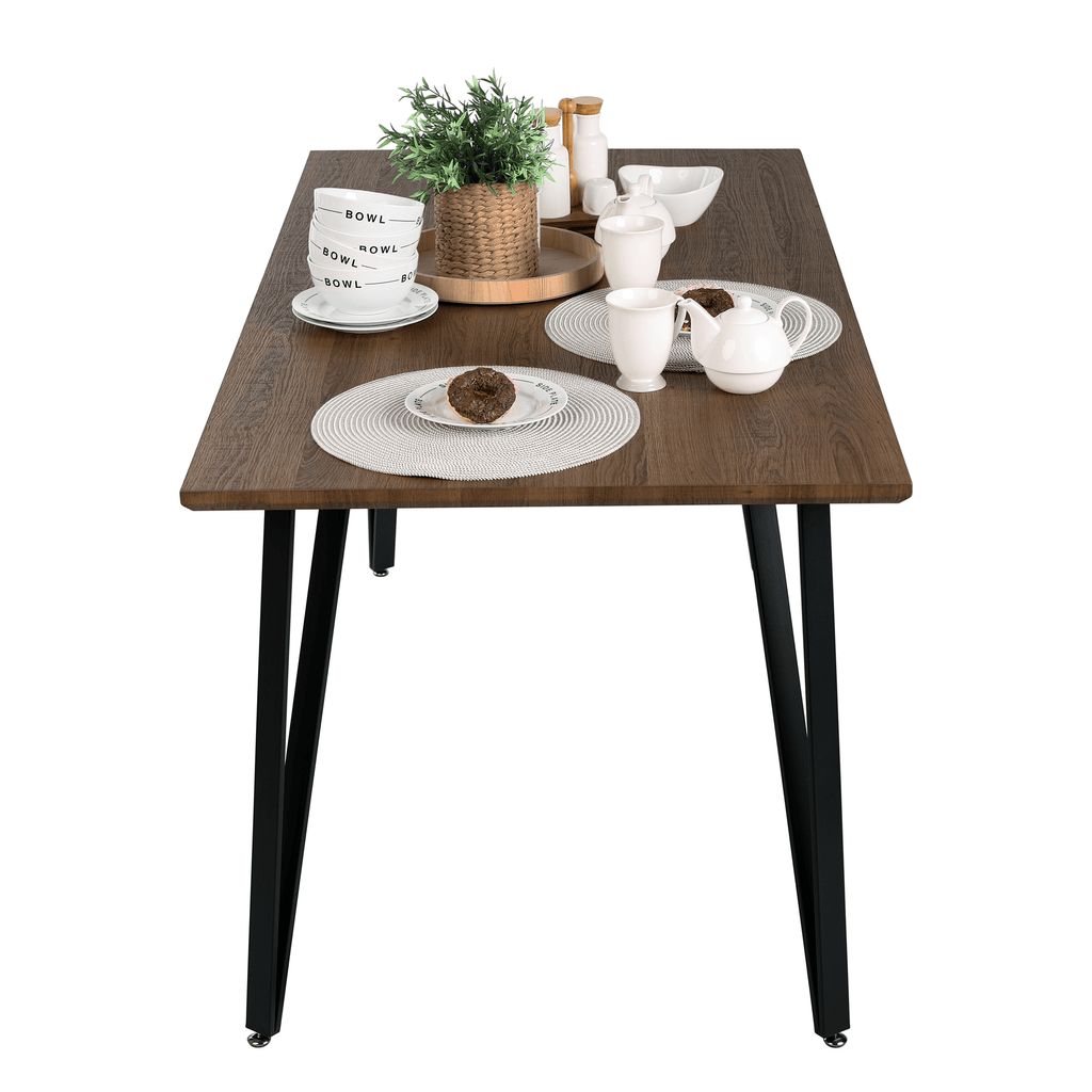 Masa dining FRIADO, stejar / negru
