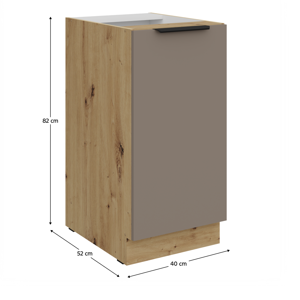 Dulap bucatarie modular FRISBO 40 D 1F BB, vedere 3